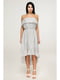 Сукня А-силуету світло-сіра | 5700583