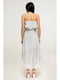 Платье А-силуэта светло-серое | 5700583 | фото 2