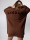 Сукня коричневого кольору з анімалістичним принтом | 5701504 | фото 4