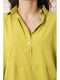 Блуза-рубашка оливкового цвета | 5703695 | фото 5