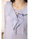 Блуза сине-белая в полоску | 5703706 | фото 5