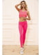 Легінси спортивні рожевого кольору | 5703809 | фото 2