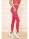 Легінси спортивні рожевого кольору | 5703811 | фото 3