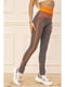 Легінси спортивні сіро-морквяного кольору | 5703820 | фото 3