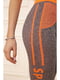 Легінси спортивні сіро-морквяного кольору | 5703827 | фото 5
