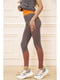 Легінси спортивні сіро-морквяного кольору | 5703829 | фото 3