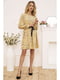 Сукня жовта з квітковим принтом | 5703864