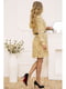 Сукня жовта з квітковим принтом | 5703864 | фото 3