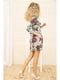 Сукня сіра з квітковим принтом | 5703883 | фото 4