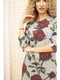 Сукня сіра з квітковим принтом | 5703883 | фото 5