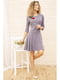 Платье сиреневого цвета с цветочной вышивкой | 5703897 | фото 2