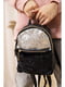 Рюкзак черный с декором | 5704050 | фото 2