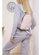 Рюкзак рожево-сріблястого кольору | 5704053