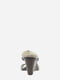 Шлепанцы черно-кофейного цвета с декором | 5694721 | фото 7