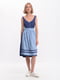 Сукня синя з візерунком | 5704754 | фото 3