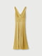 Платье золотистого цвета | 5708597 | фото 5