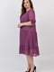 Сукня фіолетова з квітковим принтом | 5711224 | фото 3