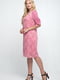 Платье розовое с цветочным рисунком | 5711239 | фото 2
