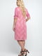 Сукня рожева з квітковим малюнком | 5711239 | фото 3