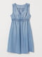 Платье для беременных светло-синее | 5713110