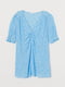 Блуза для беременных голубая с цветочным принтом | 5713131