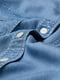 Рубашка джинсовая синяя | 5713135 | фото 2
