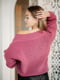 Пуловер малинового кольору | 5713527 | фото 2