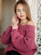 Пуловер малинового цвета | 5713527 | фото 4