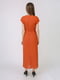 Сукня теракотового кольору в горошок | 5707900 | фото 2