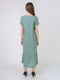 Платье серо-зеленое | 5707911 | фото 2