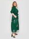 Платье зеленое в принт | 5717418 | фото 4