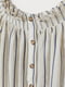Блуза бежевого цвета в полоску | 5501924 | фото 2
