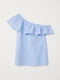 Блуза-топ блакитного кольору | 5702808