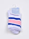 Шкарпетки білі в смужку | 5717974