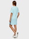 Платье голубое с принтом | 5721211 | фото 3