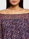 Блуза фіолетова у принт | 5721413 | фото 3