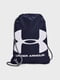 Рюкзак-мішок синій з логотипом | 5721843