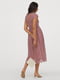 Платье розового цвета с узором | 5722064 | фото 2