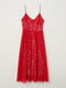 Сукня червоного кольору з візерунком | 5722523
