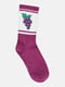 Шкарпетки фіолетові з принтом | 5721679