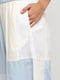 Шорты-юбка бело-голубого цвета | 5727181 | фото 4