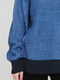 Джемпер синій з візерунком | 5727979 | фото 4