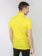 Футболка-поло желтая с логотипом | 5725464 | фото 3