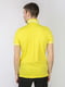 Футболка-поло желтая с логотипом | 5725469 | фото 3