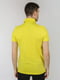 Футболка-поло желтая с логотипом | 5725459 | фото 3