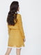 Платье горчичного цвета в цветочный принт | 5729257 | фото 2