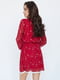 Платье красное в цветочный принт | 5729258 | фото 2