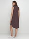 Платье коричневого цвета в полоску | 5729516 | фото 2