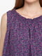 Блуза фіолетова у квітковий принт | 5729568 | фото 4