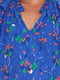 Блуза синя в квітковий принт | 5729574 | фото 4
